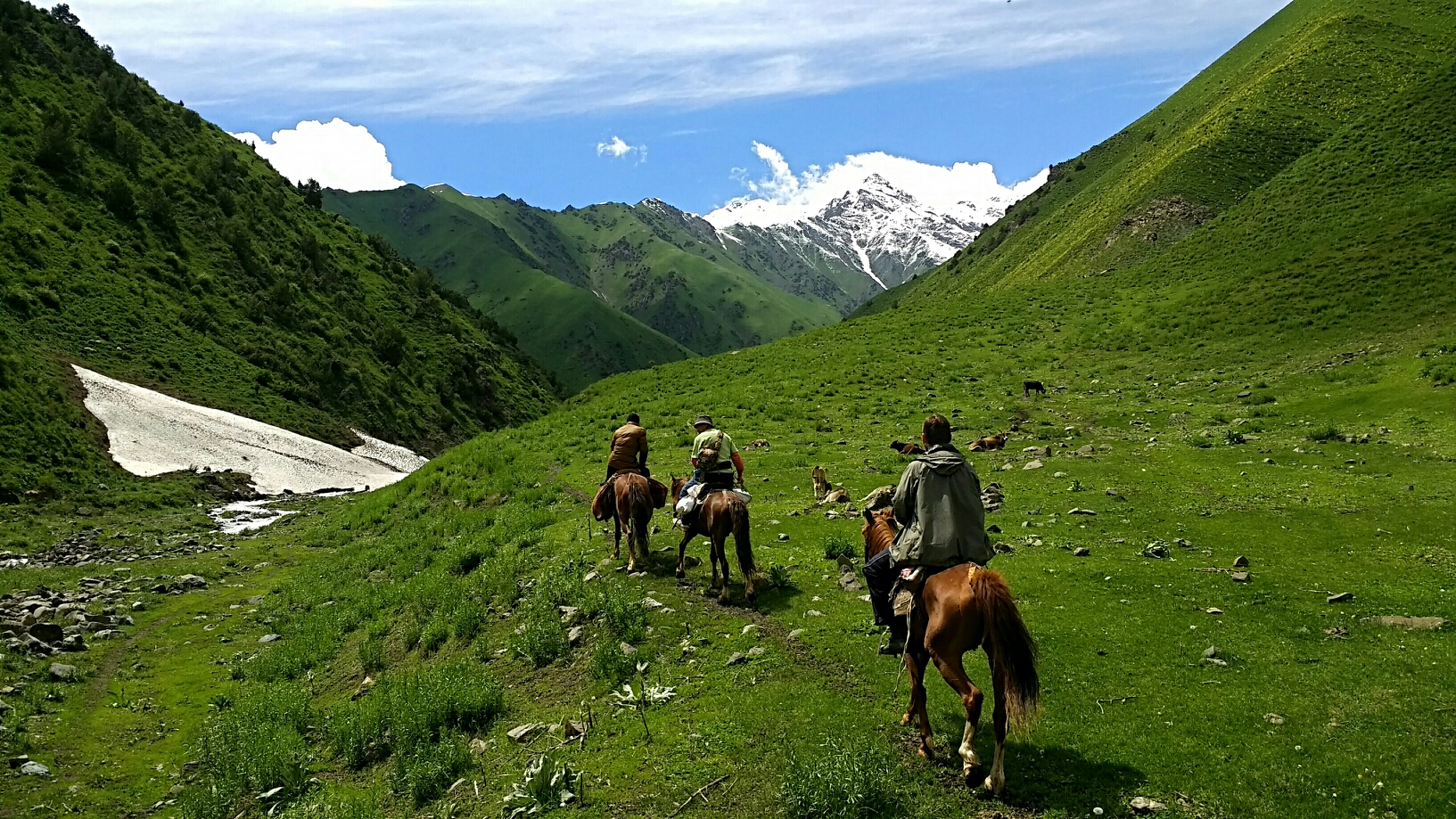 Horseback riding in Kyrgyzstan
